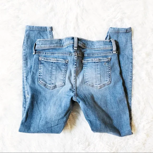Rag & Bone Ripped Denim Jeans Ripped Capri sz25 - Picture 4 of 7